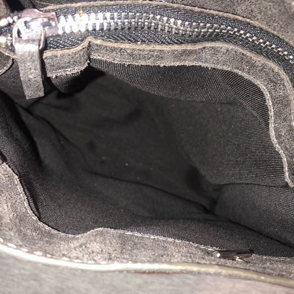 Zara Metallic Grey Shoulder Bag - Picture 5 of 8